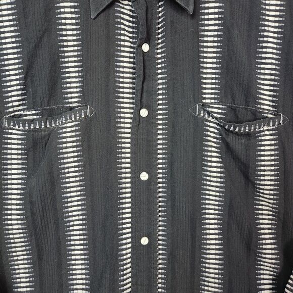 Vtg 90s Brooks & Dunn Shirt Mens XL‎ Pearl Snap Buttons Western Chore Wear Rodeo - Picture 3 of 16